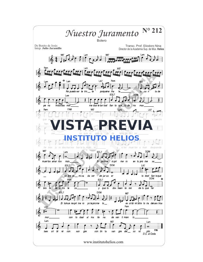 Vista previa de Nuestro juramento